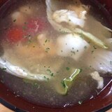 ミニトマト&レタス(*^^*)冷製スープ☆